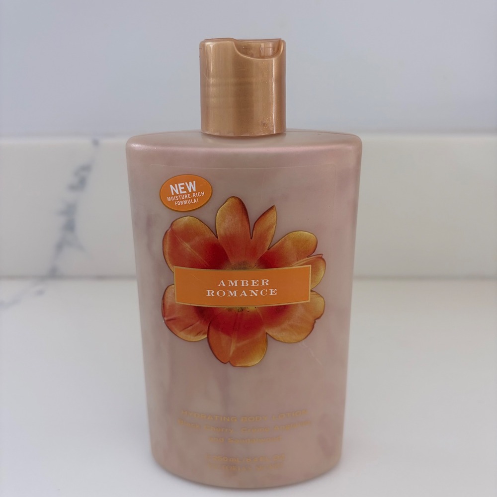 Victorias Secret Amber Romance Hydrating Body Lotion 8.4oz Secret Garden Vintage